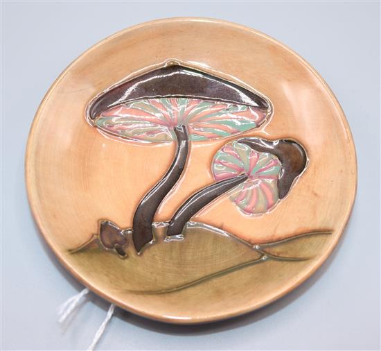 Moorcroft Fairy Rings pattern pin dish by Philip Richardson